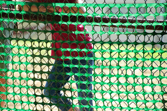 Green Fence at Fair, Maine