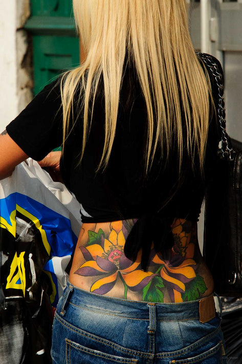 Blonde with Tattoos, NYC