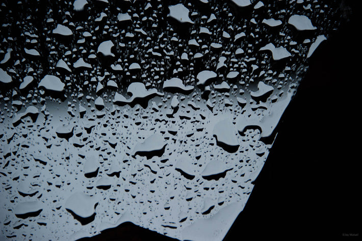 Raindrop on Window, NYC