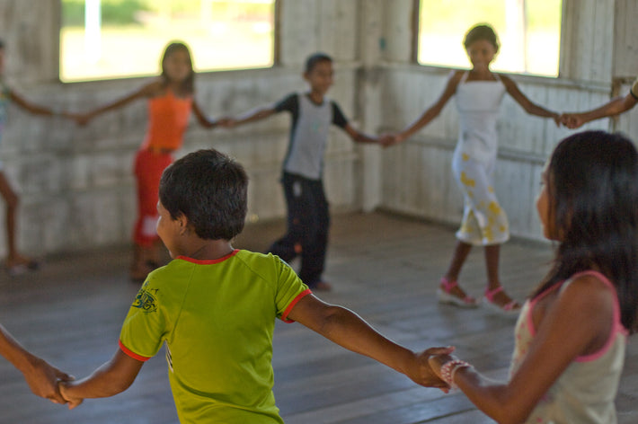Children Dancing, Amazon, Brazil