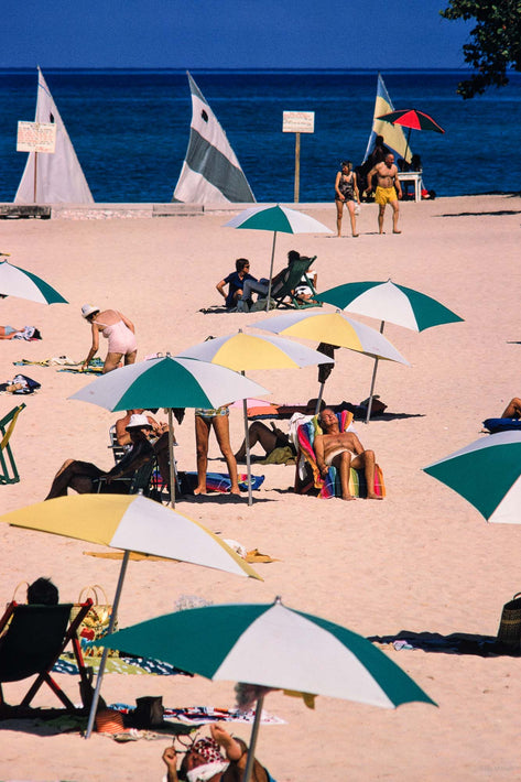 Umbrellas at Beach, Jamaica