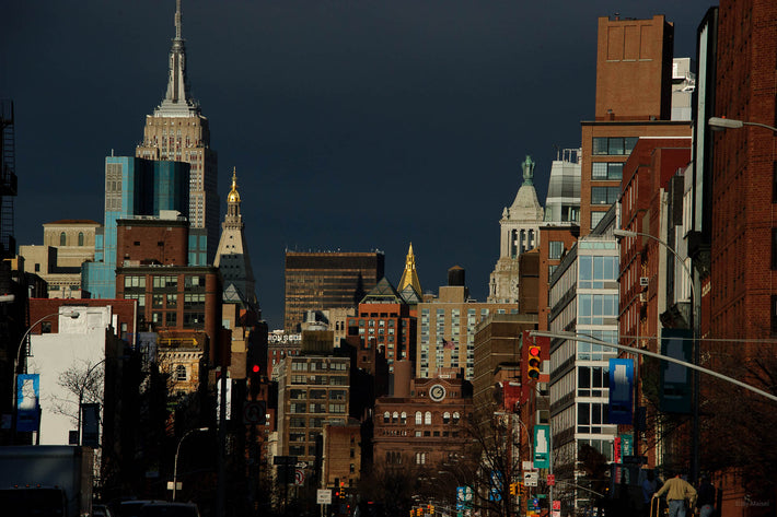 Uptown View from Bowery, NYC