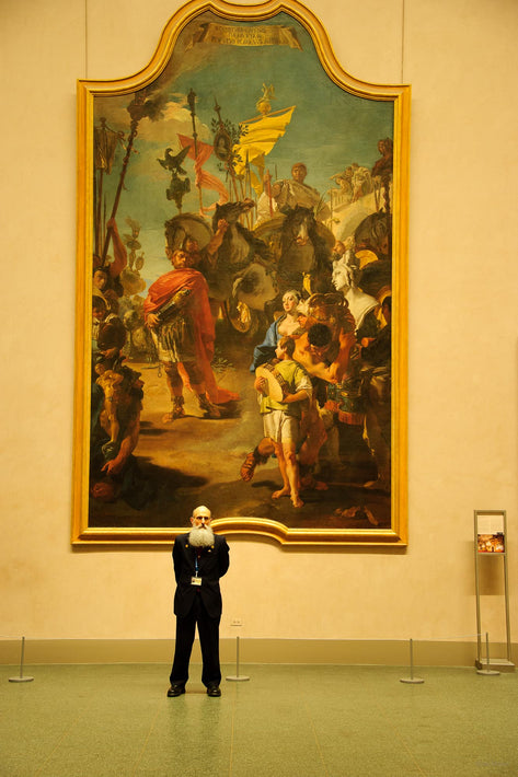 Bearded Museum Guard, NYC