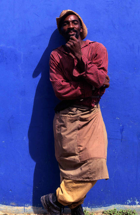 Man in Checkered Red Shirt, Jamaica