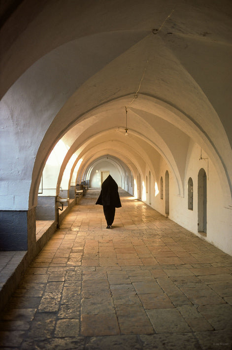 Silhouette of Armenian Priest, Jerusalem