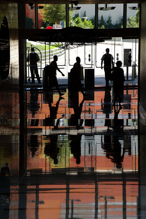 Silhouette with Reflection, Las Vegas