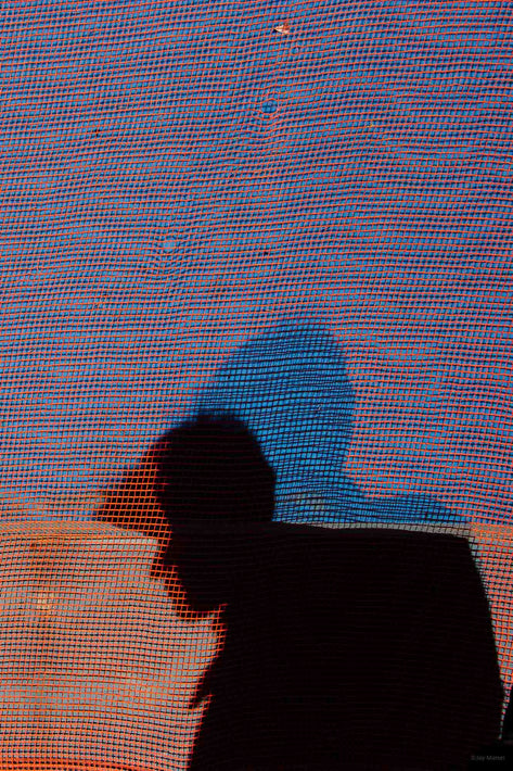 Shadows, Man and Screen, NYC