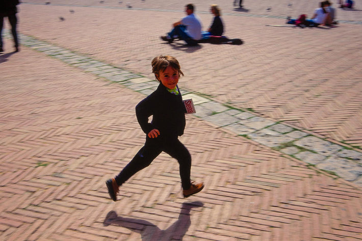 Kid Running, Siena, Italy