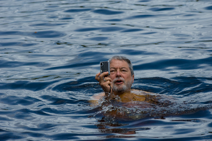Michael Reichman in Water, Amazon, Brazil