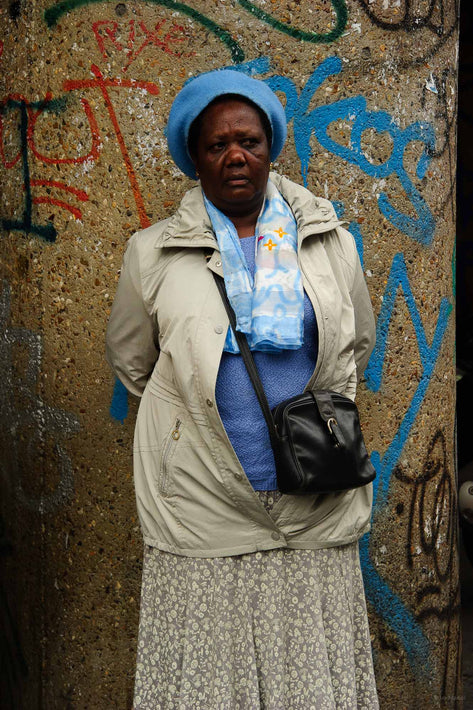 Woman, Wall, Paris