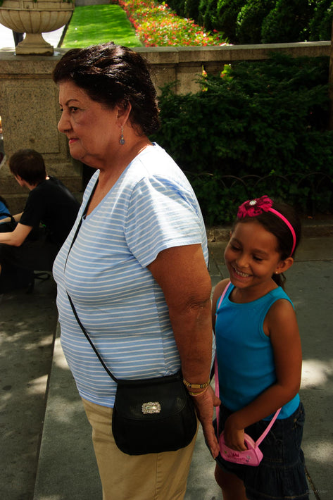 Kid Teasing Woman, NYC