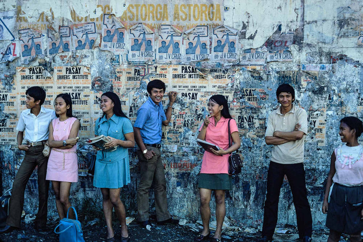 People, Posters on Wall, Philippines