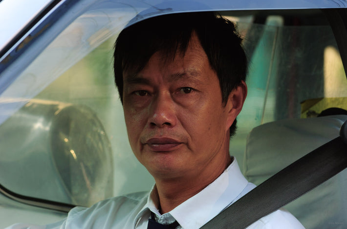 Man, White Shirt, Looking at Me, Shanghai