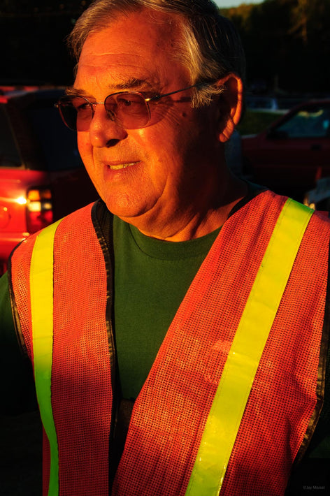 Red Yellow Green Vest, Maine