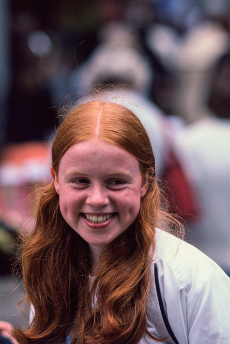 Laughing Redhead Girl, Ireland