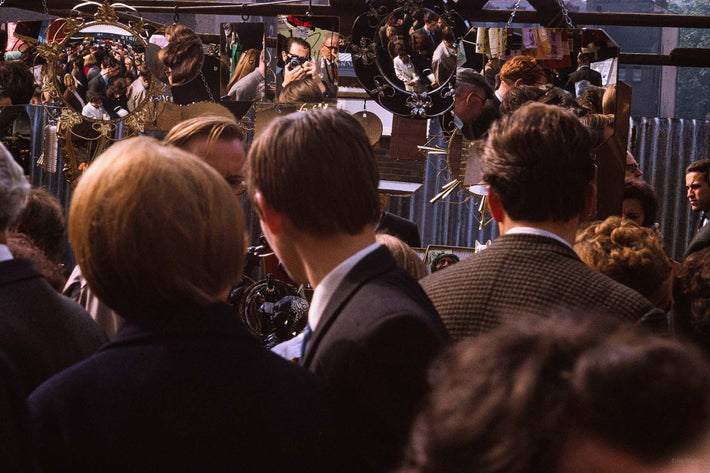 Petticoat Lane and Self Portrait, London