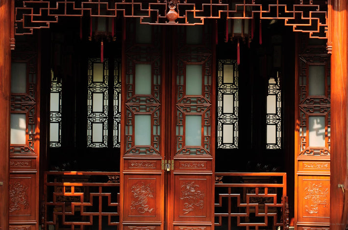 Old Style Wooden Facade, Shanghai
