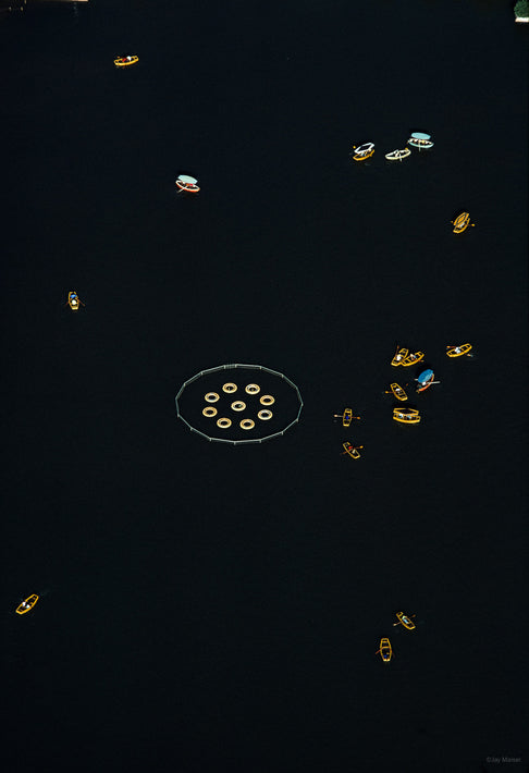 Aerial of Boats, Philippines