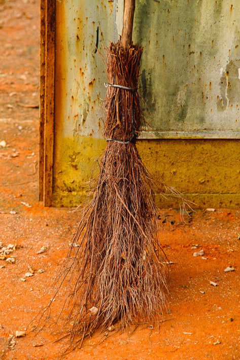 Straw Broom and Door, Tuscany