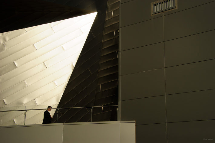 Man in Triangle of Light, Las Vegas