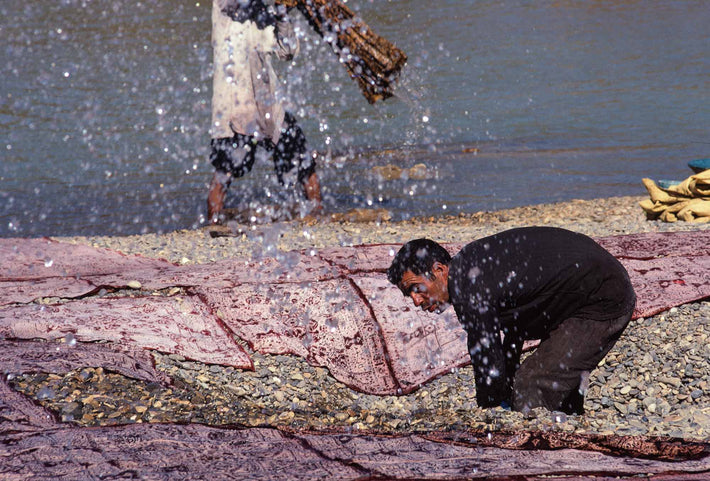 Throwing Water on Rugs, Iran