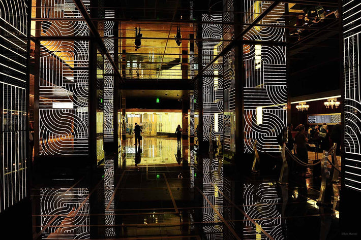 Lobby with Light Patterns, Las Vegas