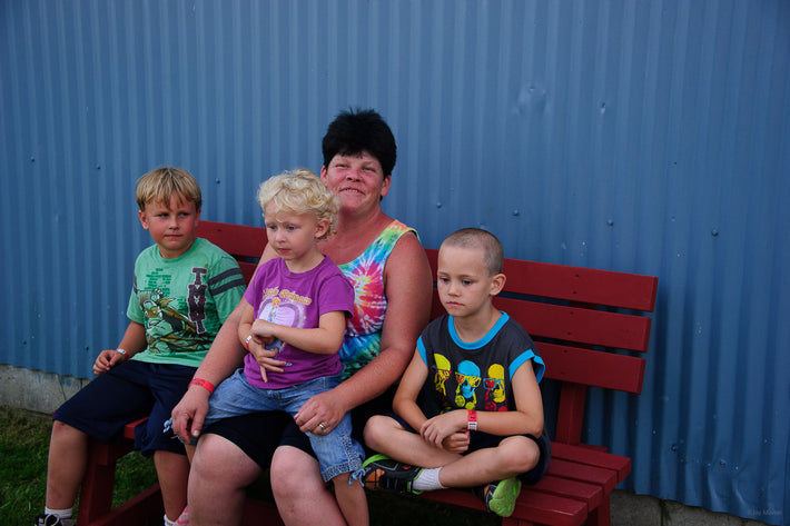 Mom and Three Kids, Maine