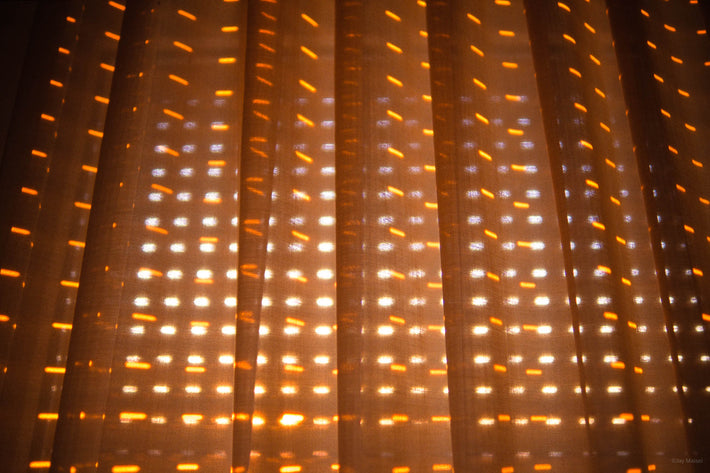 Hotel Window, Light on Curtain, Vicenza
