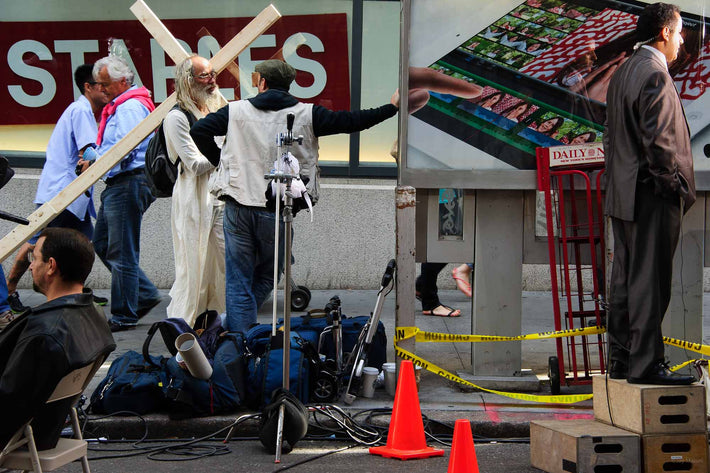 Man with Crucifix, NYC