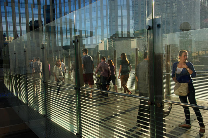 Pedestrians Through Glass, Las Vegas