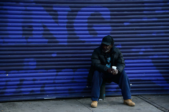 Man with Cup, NYC