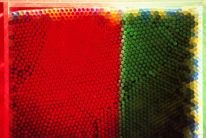Red and Green Straws, NYC