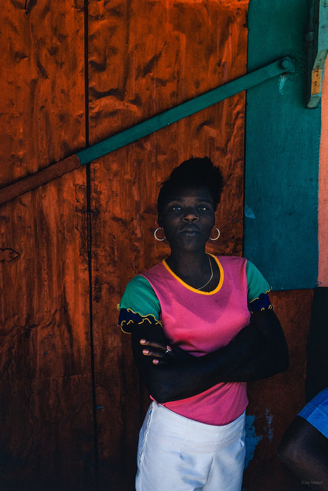 Girl in Pink Shirt, White Pants, Haiti
