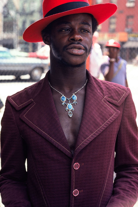 Man in Purple Jacket, NYC