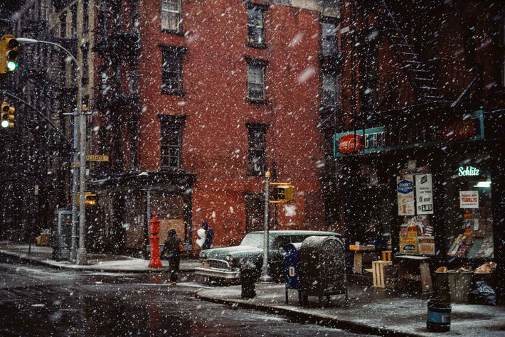 First Snow, Elizabeth Street, NYC
