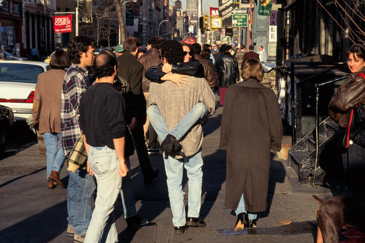 Man Carrying Woman, NYC