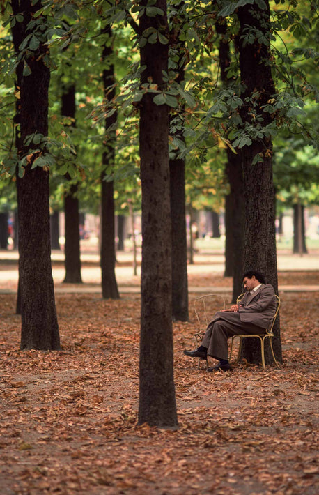 Sleeping Man with Trees, Paris