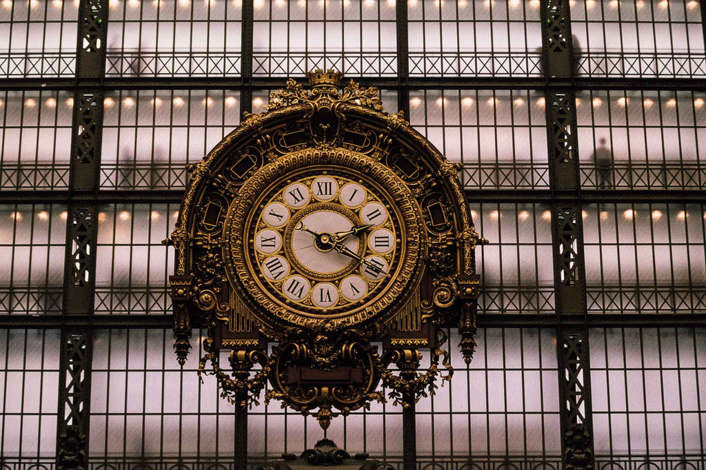 Musée d'Orsay Wall with Clock, Paris – Jay Maisel