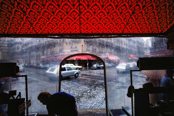 Shop with Red Pattern, Paris