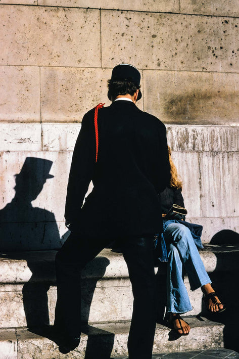 Policeman Talking to Woman, Paris