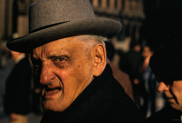 Old man in Street, Rome