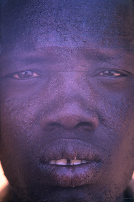 Close-up of Man with Cicatrices, Khartoum