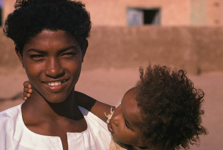 Young Man Holding Child, Khartoum