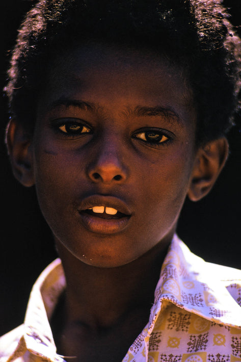 Young Boy Backlit, Khartoum