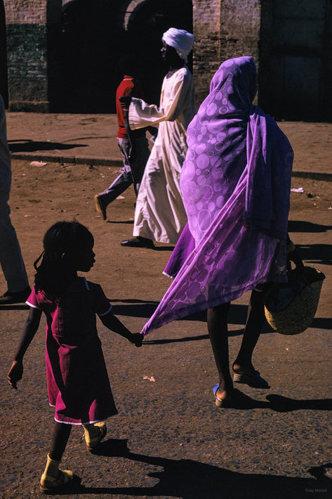 Child Holding Mother's Skirt, Khartoum