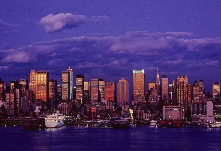 Purple Skyline, NYC