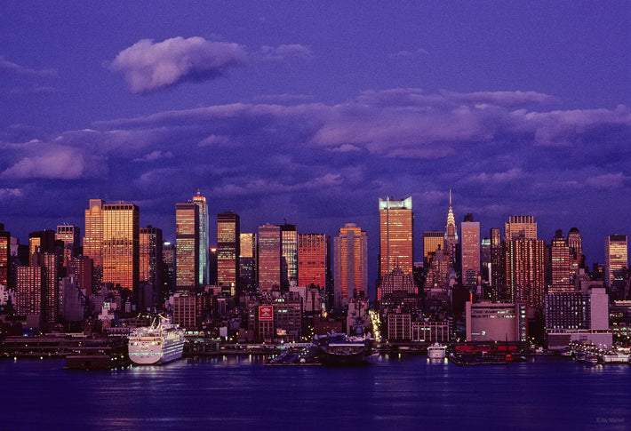 Purple Skyline, NYC
