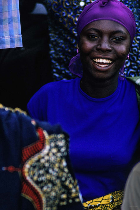 Woman in Blue, Ghana