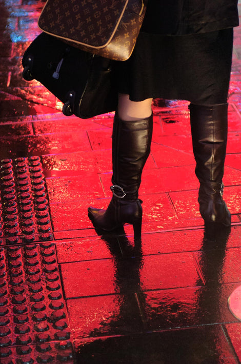 Black Boots, Red Street, Shanghai
