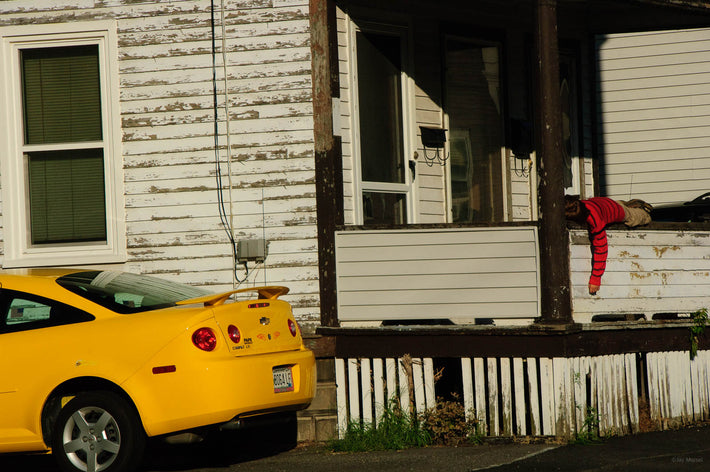 Yellow Car, Tired Kid, Maine